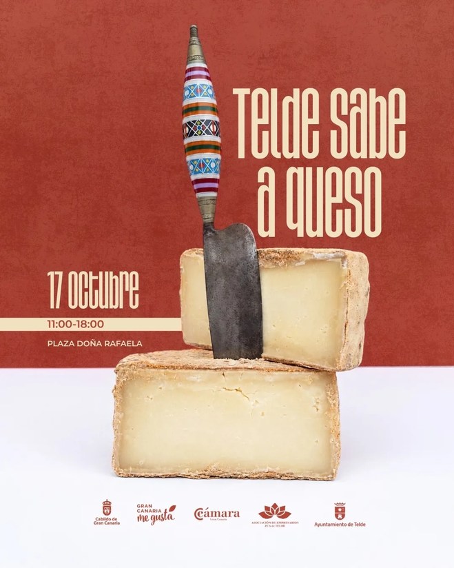 Telde tastes like cheese in Doña Rafaela Square, on October 17, 2026 from 11:00 to 18:00