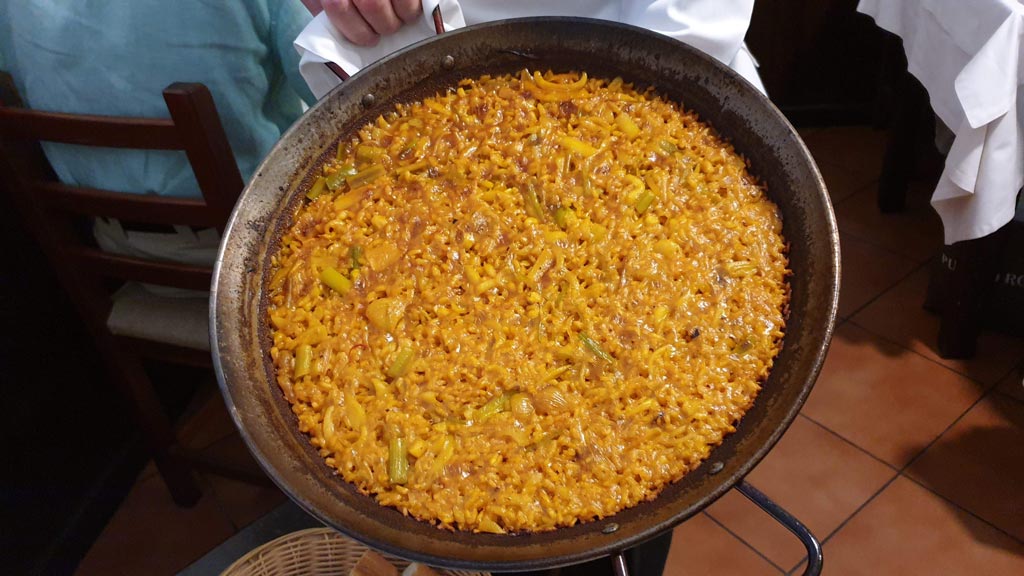 Rice at El Arrosar restaurant, best restaurants in Las Palmas