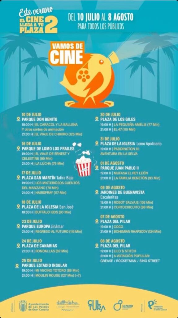 Summer Cinema Las Palmas de Gran Canaria 2026