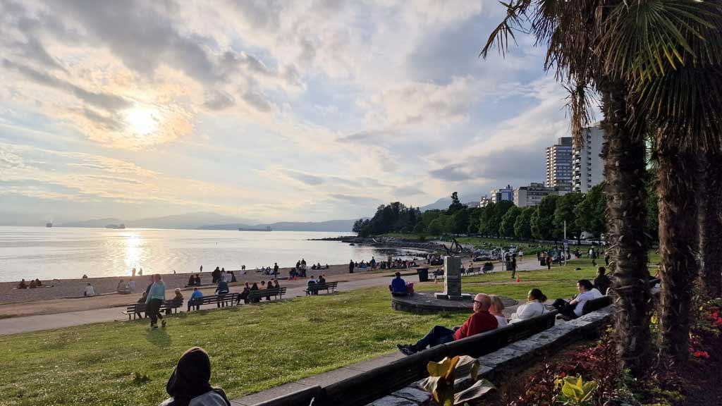 English bay beach, qué hacer en Vancouver