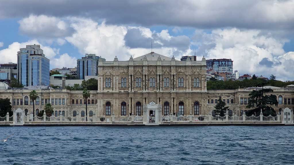 Dolmabahçe Palace from the Bosphorus