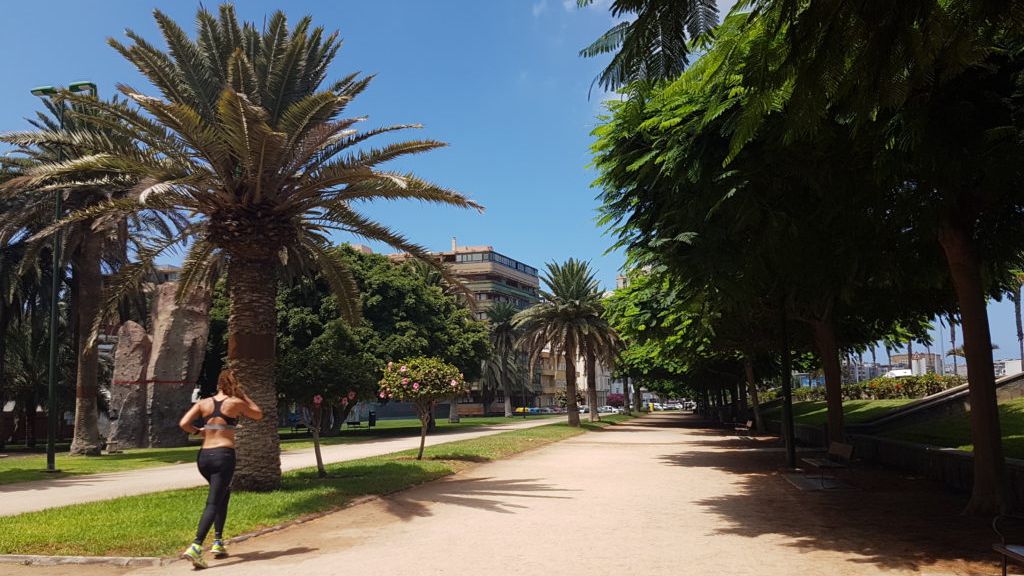 Parque Romano, places to run in Las Palmas