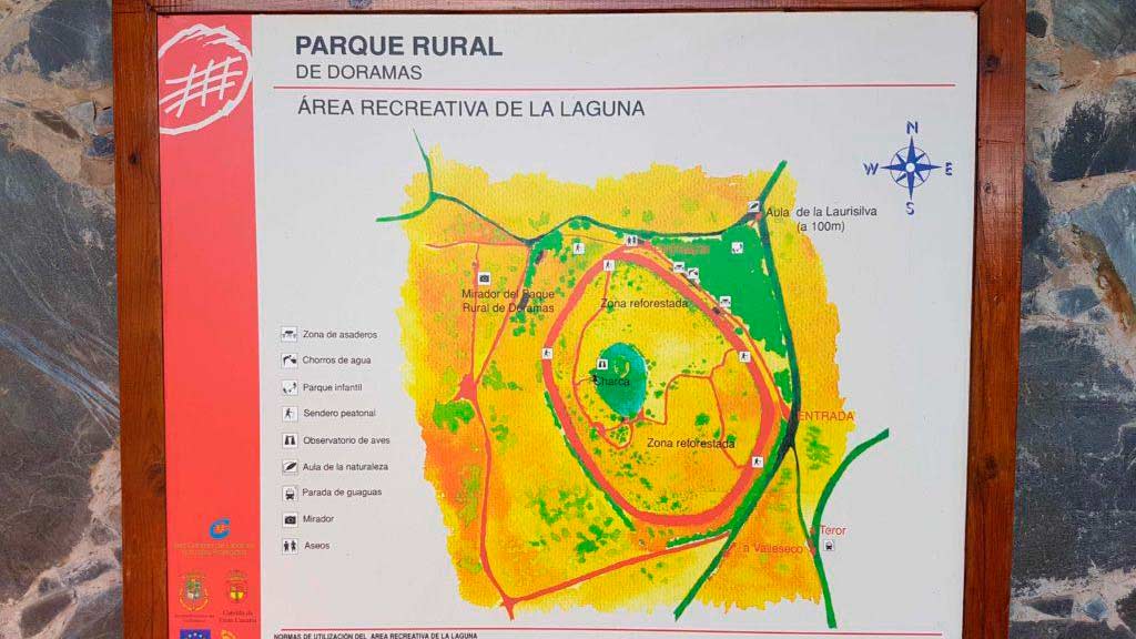 Rural Park Doramas and Recreational Area of La Laguna from Valleseco