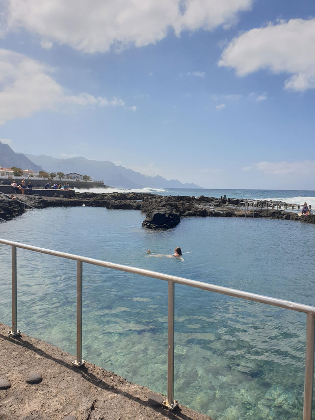 Piscinas naturais em Gran Canaria