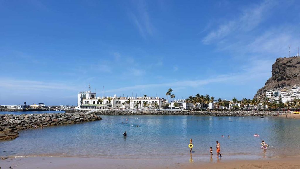 Beach of Mogán, things to do with kids in Gran Canaria