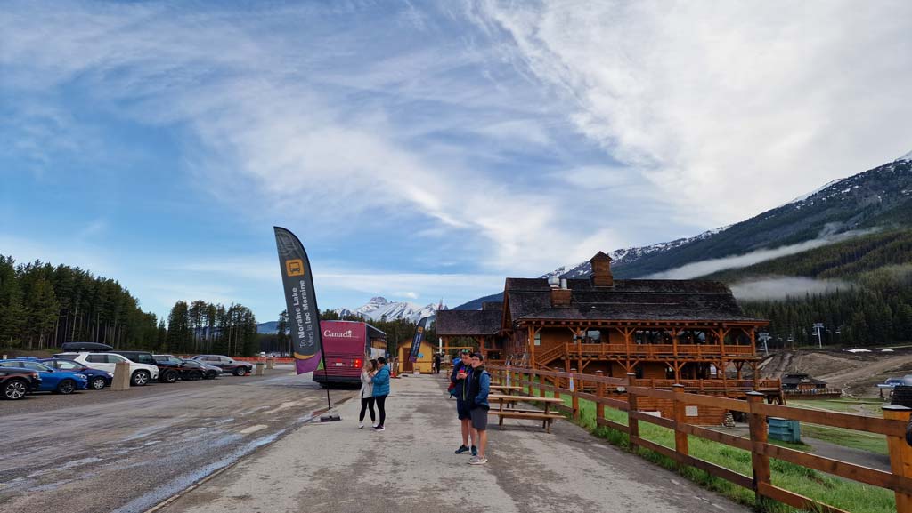 Bus a Lake Moraine y Lake Louise