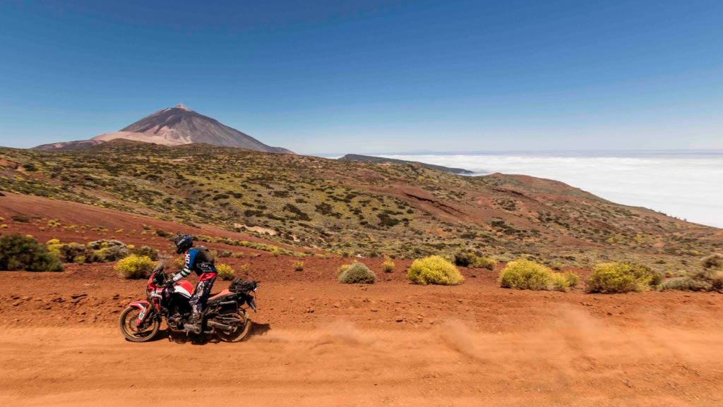 Tenerife by trail motorcycle
