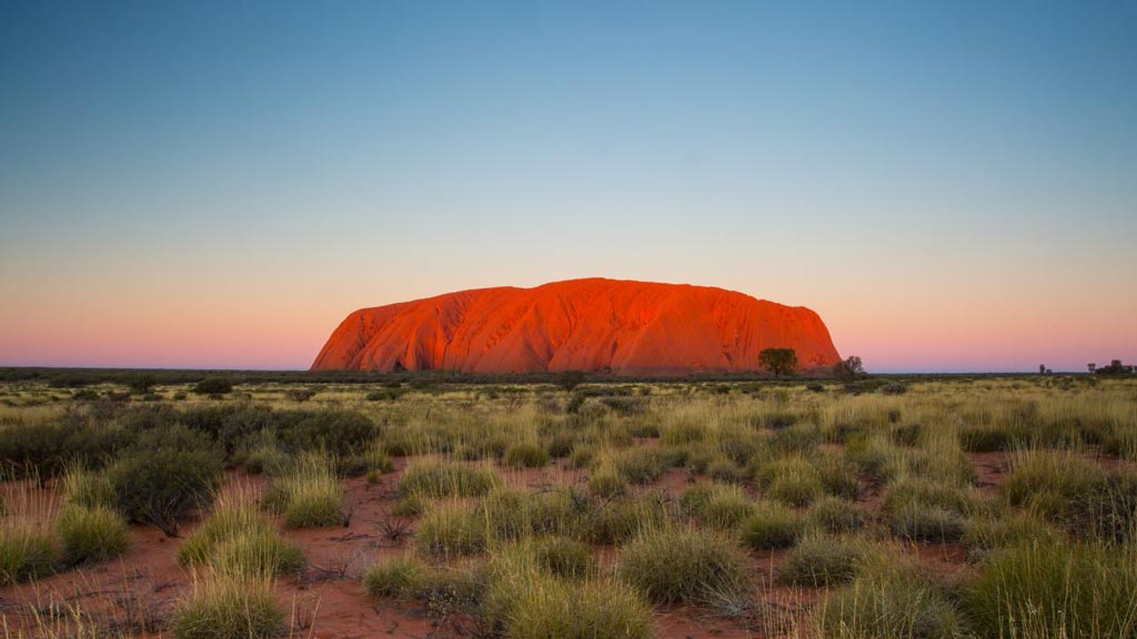 Uluru rock o Ayers rock, otro de los iconos de Australia que ver