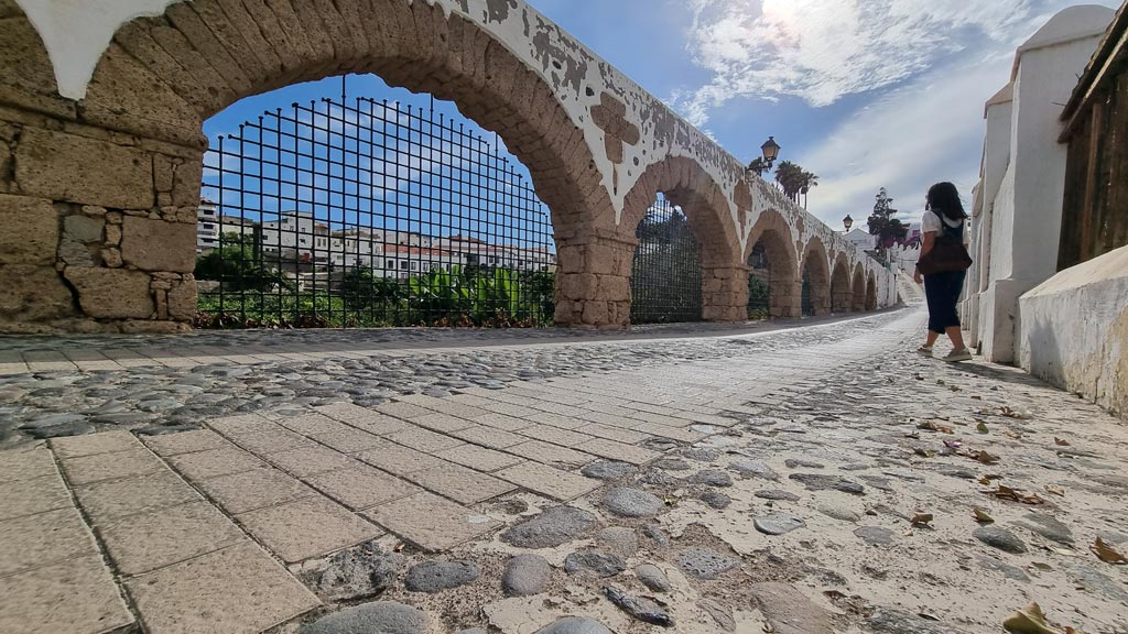 Aqueduct of San Francisco. Telde old town