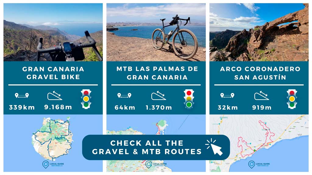 Gravel and mtb routes in Gran Canaria