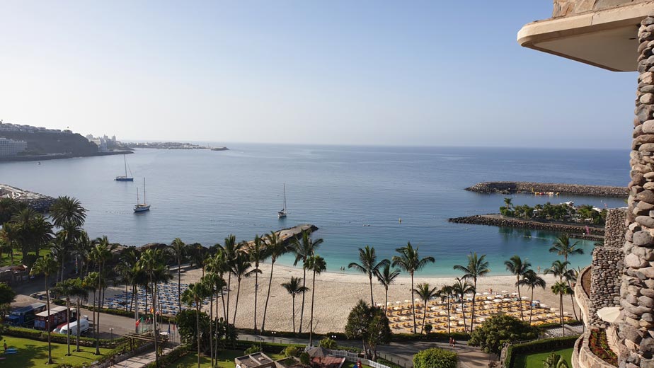 Panoramic view from Anfi Beach