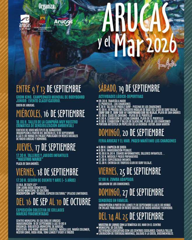 Programa Arucas y el Mar 2026
