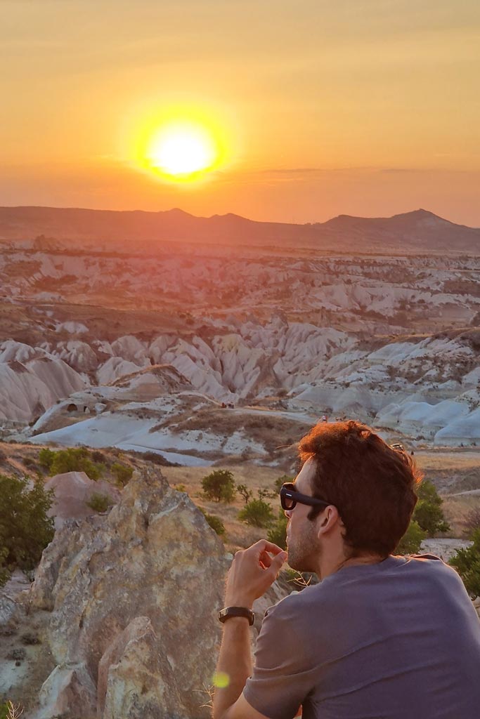 Sunset at Red Valley, best things to do in Cappadocia, Turkey