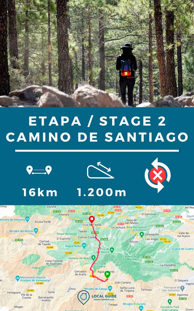 Camino de Santiago Gran Canaria de etapa 2