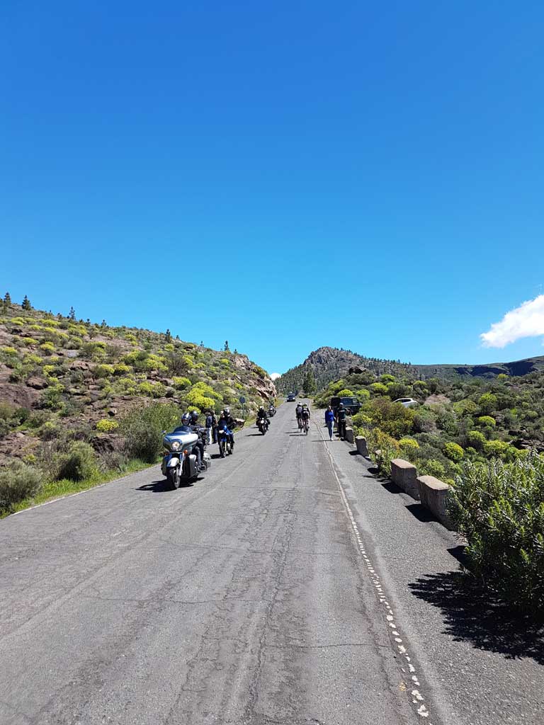 Road from Tejeda to Presa de Las Niñas dam
