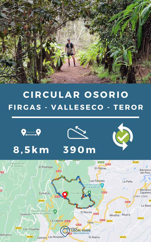 Track circular senderismo Osorio
