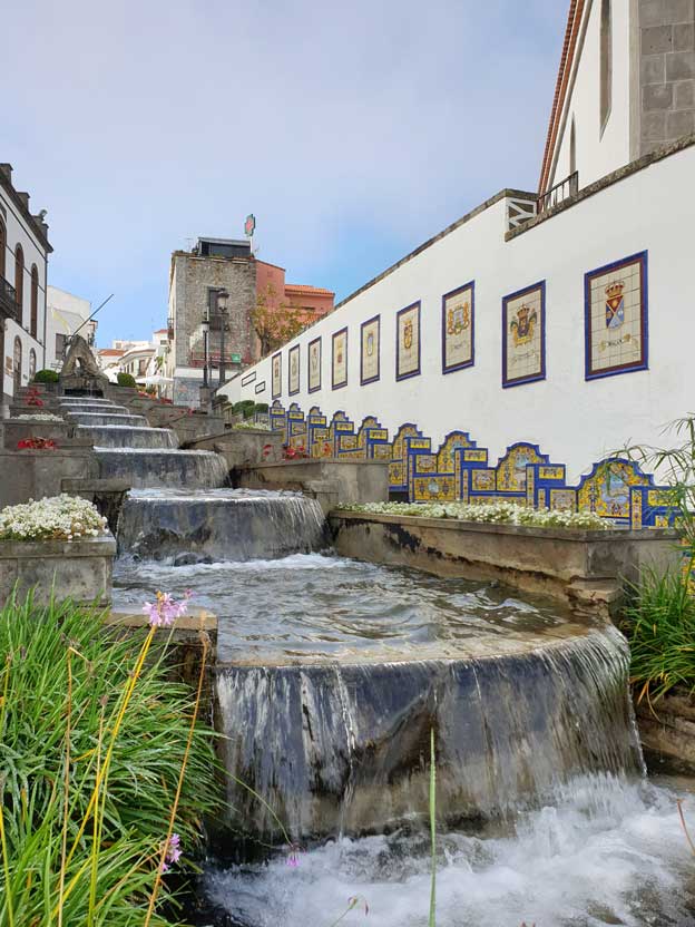 Firgas village and its Gran Canaria promenade