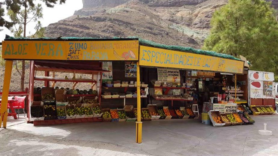 Perfect stop after hiking in Los Azulejos, Gran Canaria