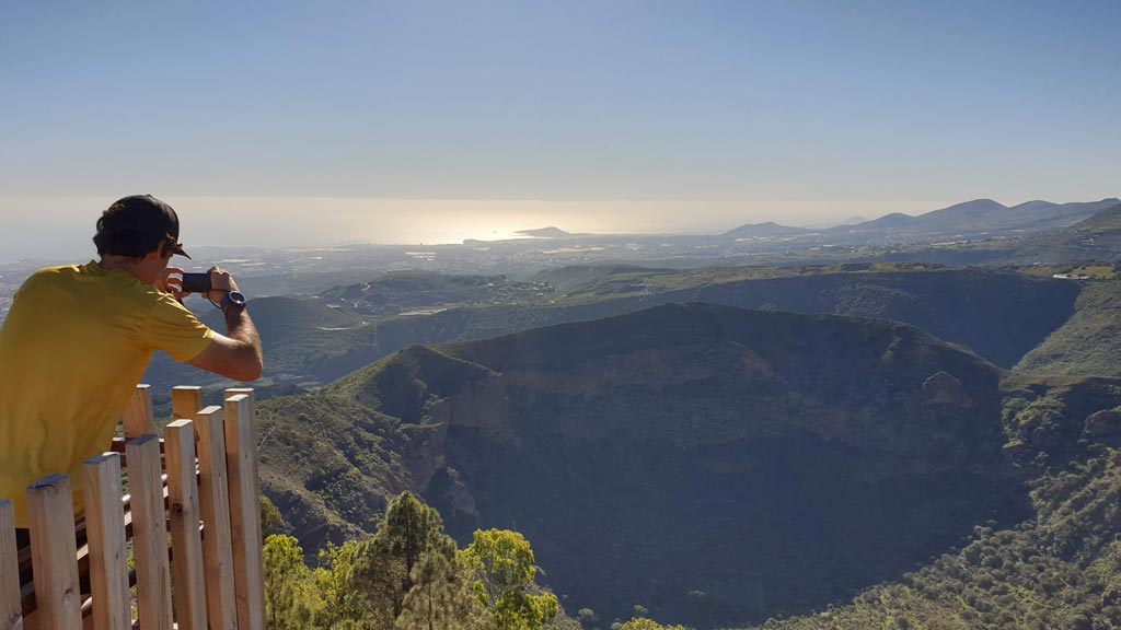 Mirador Pico de Bandama, lugares que ver en Gran Canaria