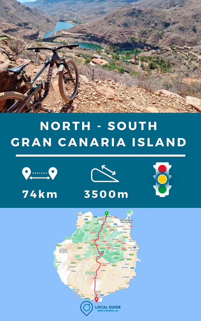 north south gran canaria by enduro bike