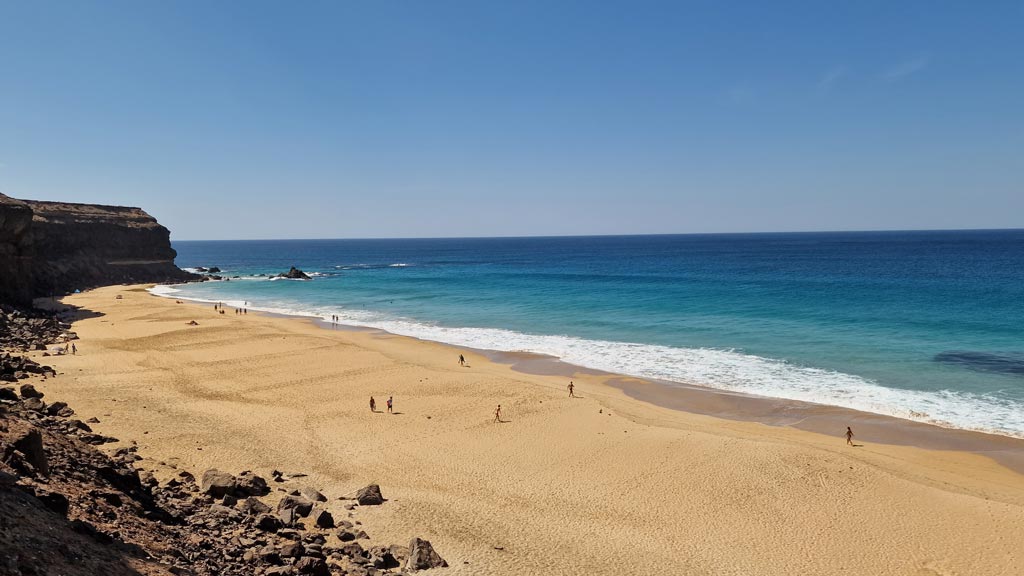 Playa de La Escalera, que ver en el norte de Fuerteventura