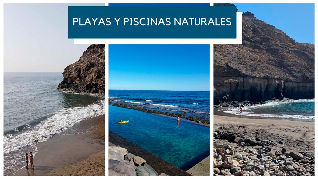 Playas y piscinas naturales Gran Canaria