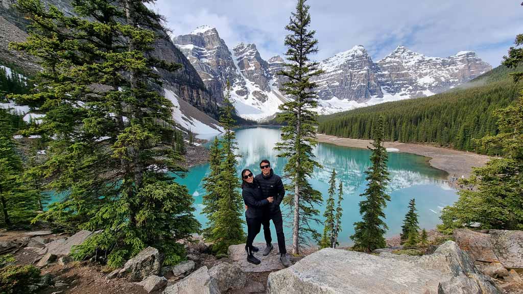The best places to visit in Canada. Lake Moraine