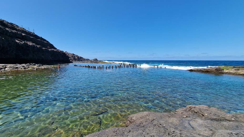 Rompeolas en Roque Prieto, Gran Canaria