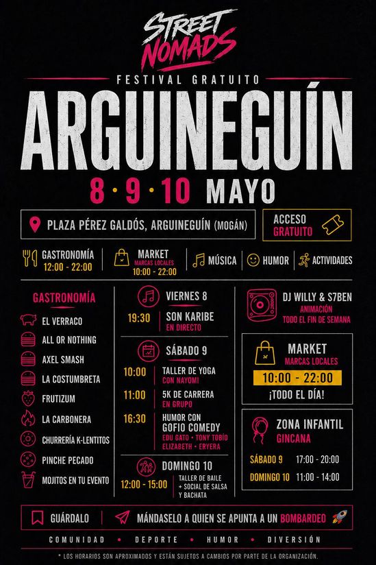 Programa Street Nomads Arguineguín