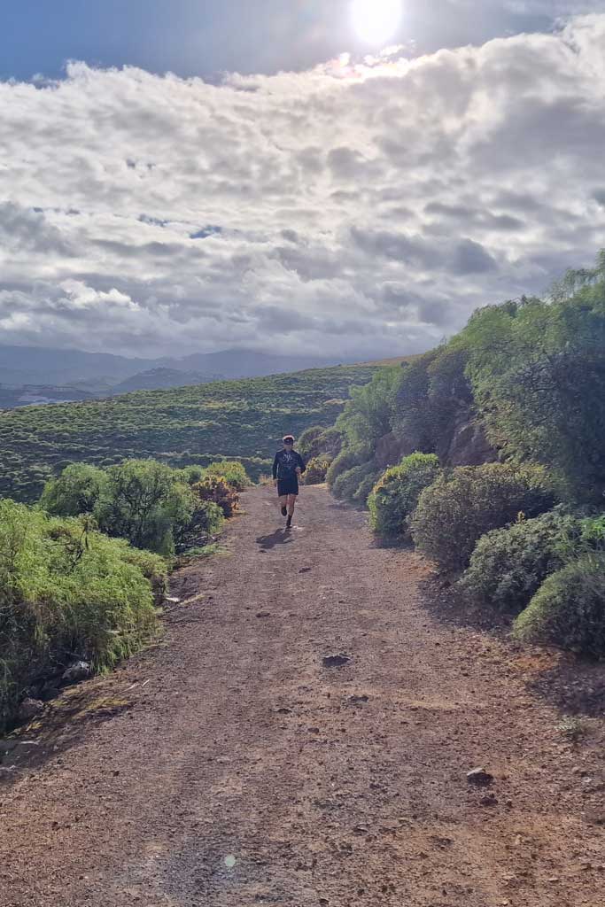 Trail route in Los Giles, Las Palmas de Gran Canaria