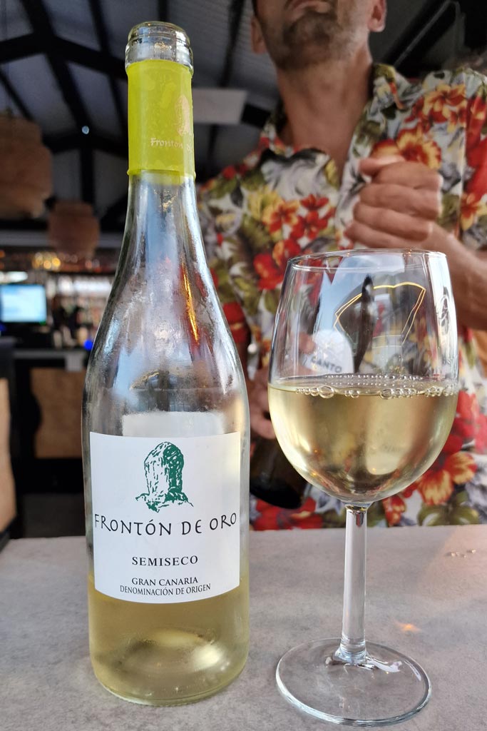 Frontón de Oro, wine of Gran Canaria